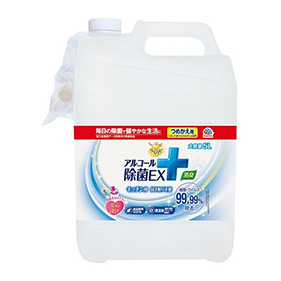 らくハピ アルコール除菌EX 詰め替え大容量5L 